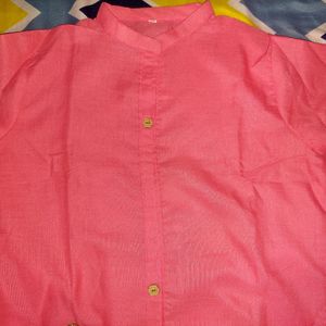 Unisex Pink Kurtha