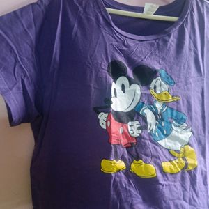 Two Cartoon Print T-shirt