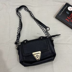 Black Mini Bag With Buckle