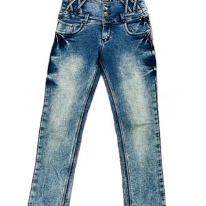 High Waist Slim  Western Skinny Stretchable Jeans.