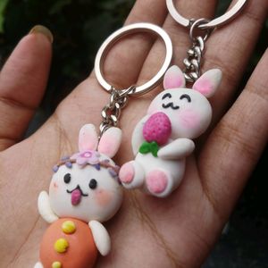 🌸Kawaii Aesthetic Clay Charm Keychain🌸