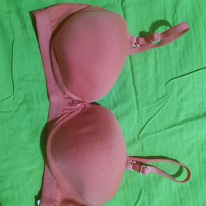 Pink Paded Bra