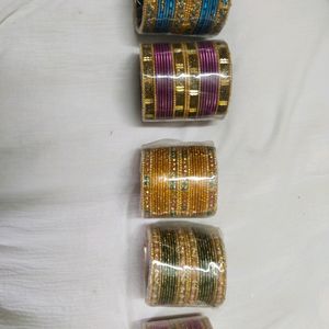 Combo Of 5 Colourfull Beautiful Bangles