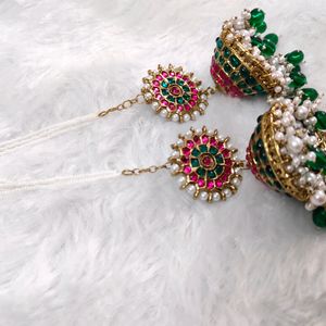 Beautiful Wedding Big Jhumkas