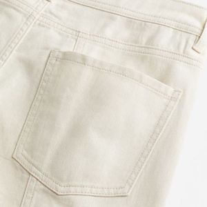 H&M Beige Flared Wide Bootcut Jeans