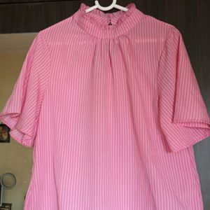 *Steal Deal *Pink Striped Stylish Top By Tokyo