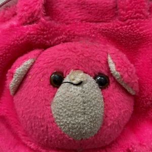 Cute Teddy Pink Small Handbag For Girls