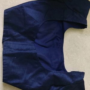 Padded Navy Blue Blouse