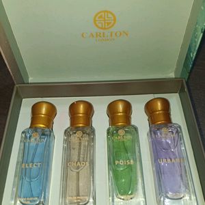 Carlton London Elite Set Of 4 Unisex Fragrances