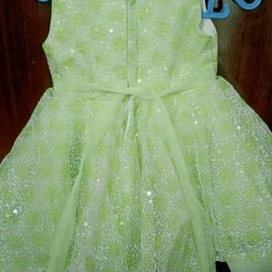 Triple Flared Princess Frock For Baby Girl