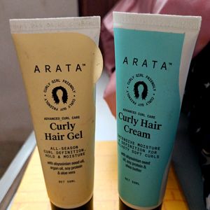 ARATA CURLY HAIR CREAM AND GEL