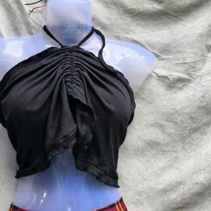 19.15.9 CUTE SEXY BLACK SHEIN CROP TOP