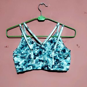 Criss-Cross Gym Bra For Girls