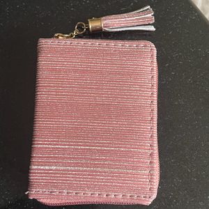 Glittering Peachy/ Pink Color Ladies Wallet ✨