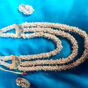 3 Layer Long Moti Nacklace