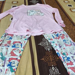 5 Pieces Nightsuit For Woman and Girl's ❤