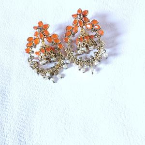 Orange Earings