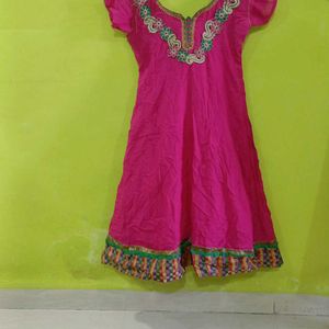 Anarkali Red Rose