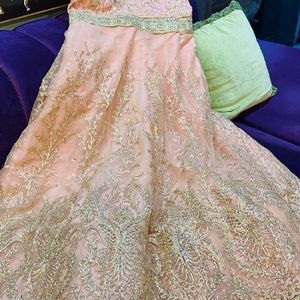 The Peach Anarkali Lehenga🩷🥂🤌🏻