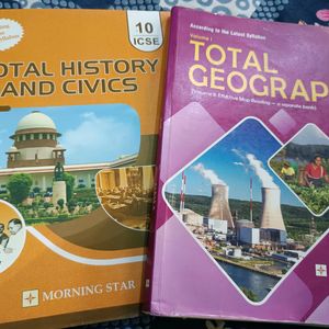 Class 10 ICSE Geography And History&civics Book