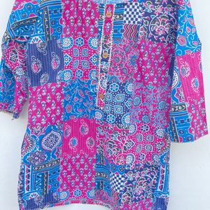 Printed Short Kurti