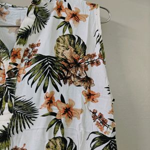 Tropical  Midi Dress