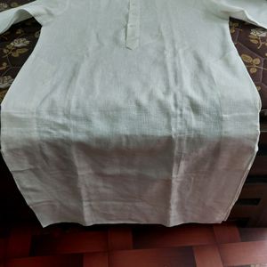 Price Drop For Today Men's Kurta Off White Linen