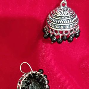 Oxidised Jhumka