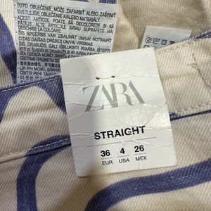 Zara High-Rise Ankle Length Jeans