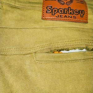 Sparkey jeans men yellow