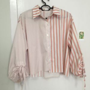 Shirt With Pink Strips