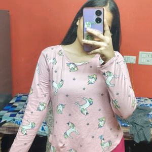 Barbie Unicorn Girlish Top