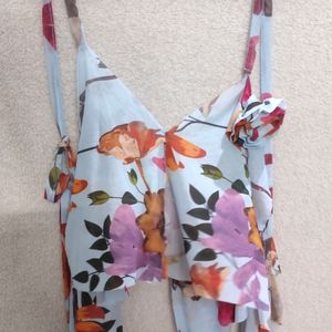 Floral Halter Neck Top