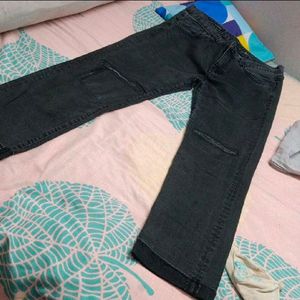 Charcoal black jeans with waist 30-32