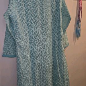 Combo Offer Two Kurti Chinkankari And Cotton Silk