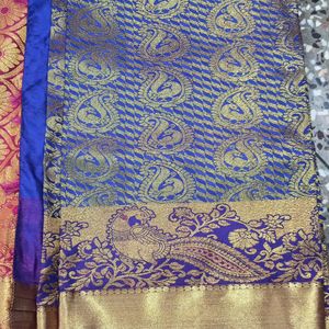 Purple Saree Pattu Sare