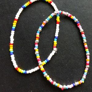 Seed Beads Bracelet Colourful Rainbow Aesthetic