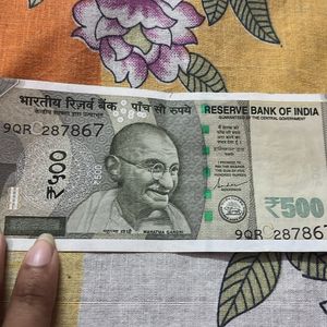 786 Number 500/- Note