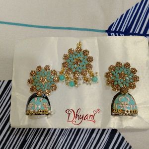 Earrings With Mangtika