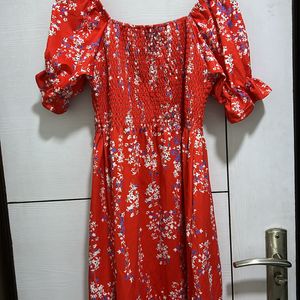 Red A Line Dress