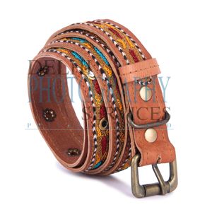 Raw Leather Waist Belt