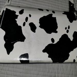 Cow Print Sling Bag (Strap Adjustable)