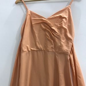 Long Orange Dress