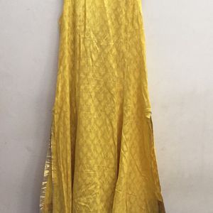 Yellow Anarkali Kurti