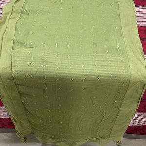 Light Olive Dupatta