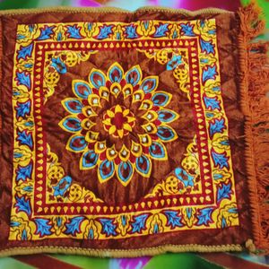 Best Quality Velvet Pooja Aasan For Home Temple