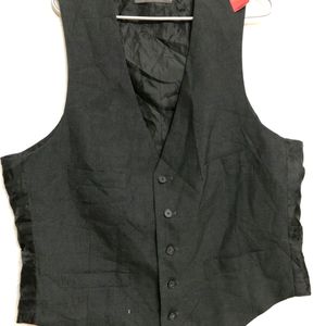 Reaction Kenneth Cole Black Vest