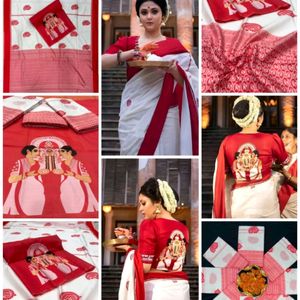 Soft Silk 5098 Lichi Jacquard Work Fancy Saree