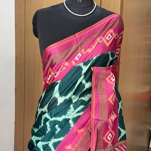 Raw Cotton Saree