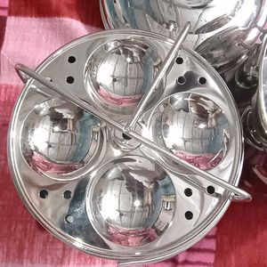 4x4 Idli Maker Stainless Still